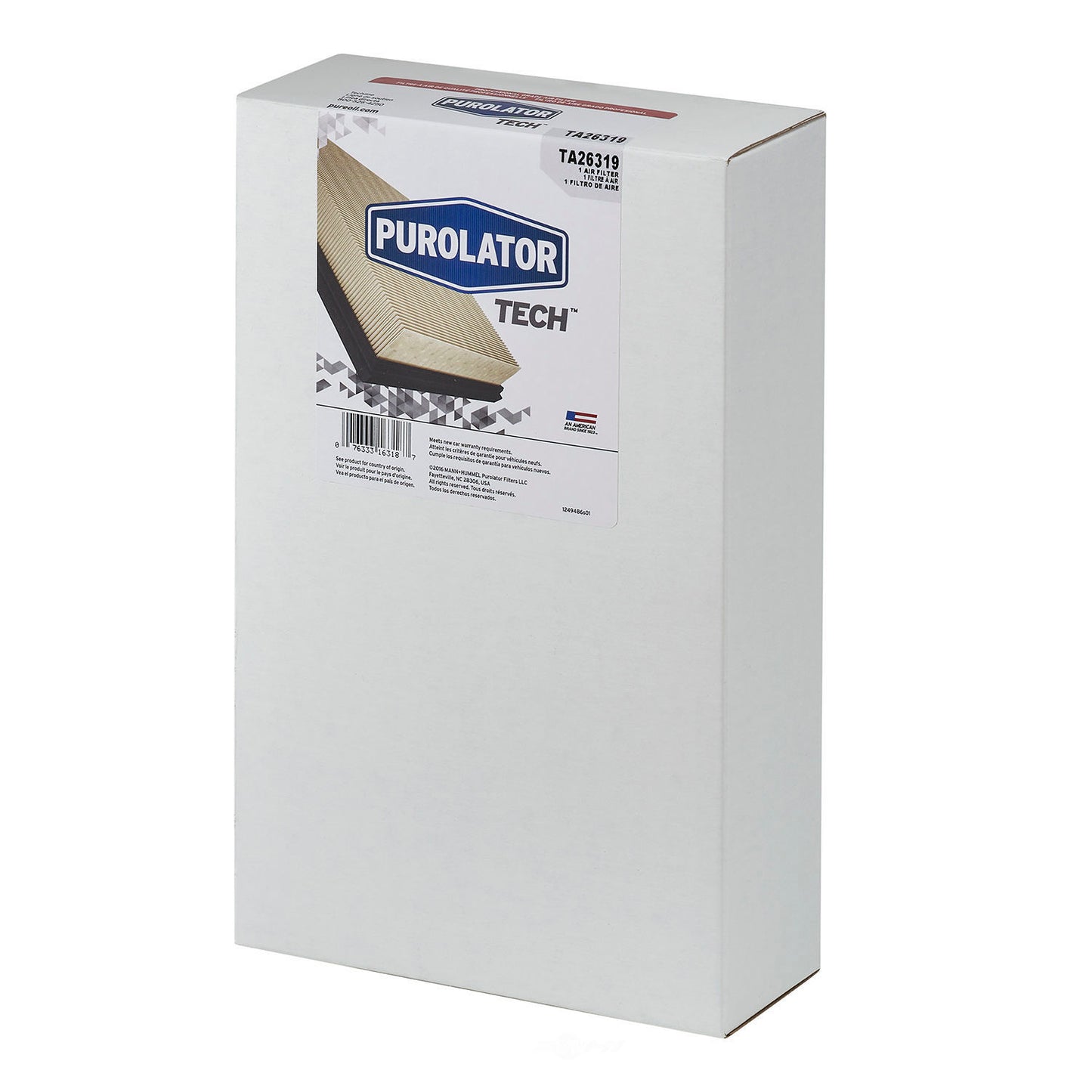 Engine Air Filter Purolator TA26319