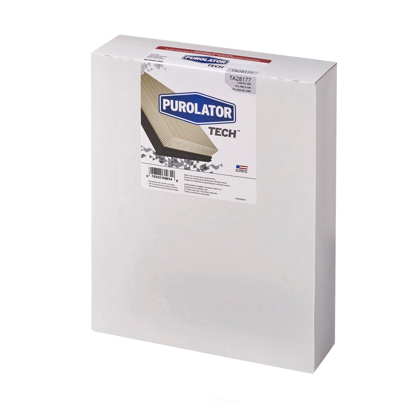 Engine Air Filter Purolator TA28177
