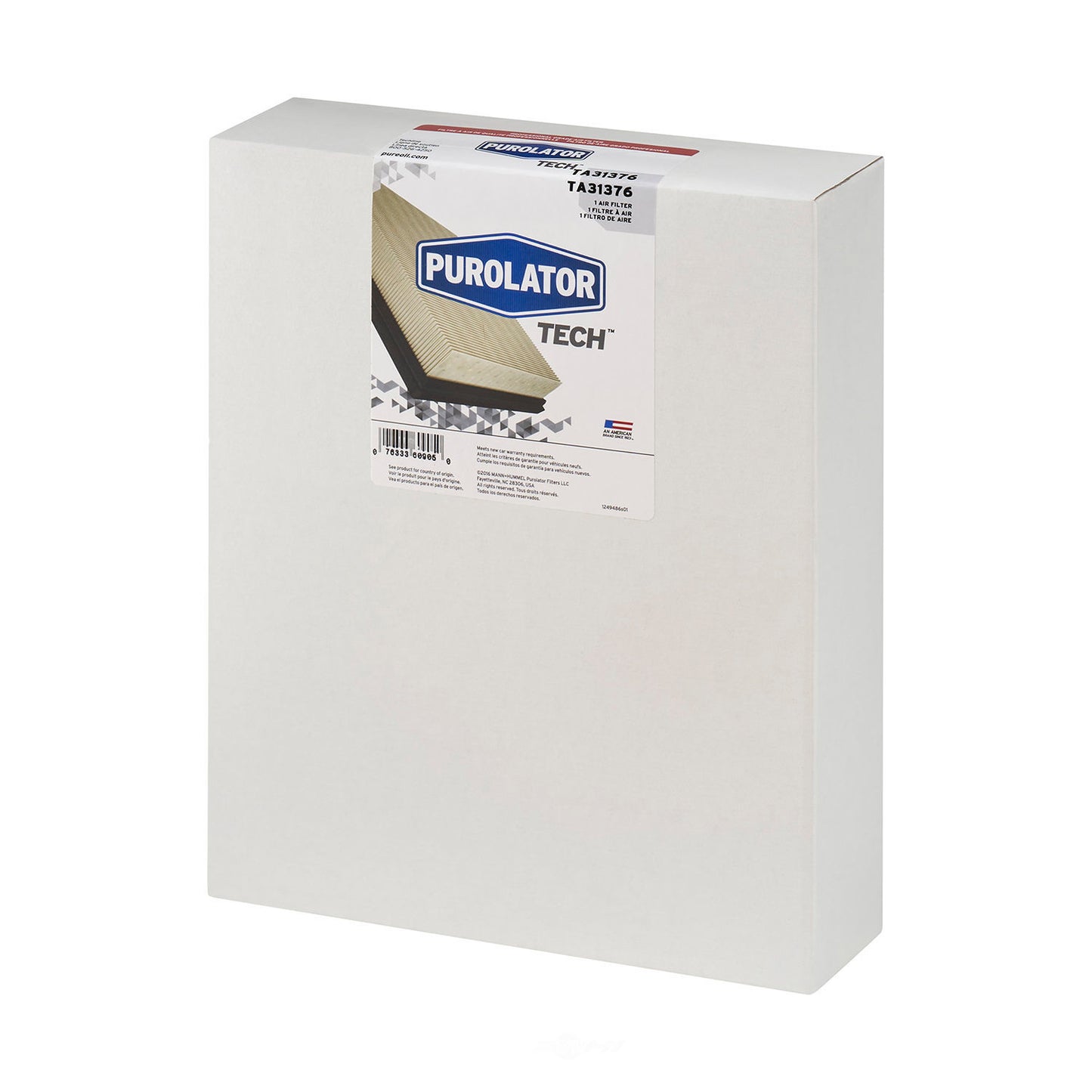 Engine Air Filter Purolator TA31376